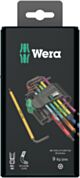 Wera 967/9 TORX L-võtmete kmpl 9 osa TX 8-40, avaga, Multicolour, Blacklaser