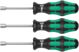 Wera 395 H0/3 Sanitary Nutdriver set of 3 with Hollow shaft